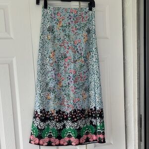 Alice + Olivia Floral A-Line Skirt - Multicolor size 4